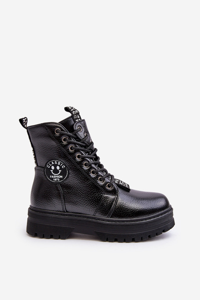 Дитячі м'які черевики Trapper Black Conley