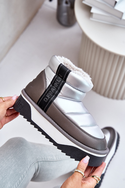 Черевики низькі на товстій підошві D.Franklin DFSH371010 Silver