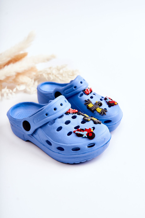 Дитячі сині тапочки Crocs Foam Blue Sailor