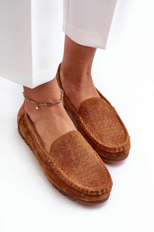 Жіночі замшеві мокасини Camel S.Barski LR755