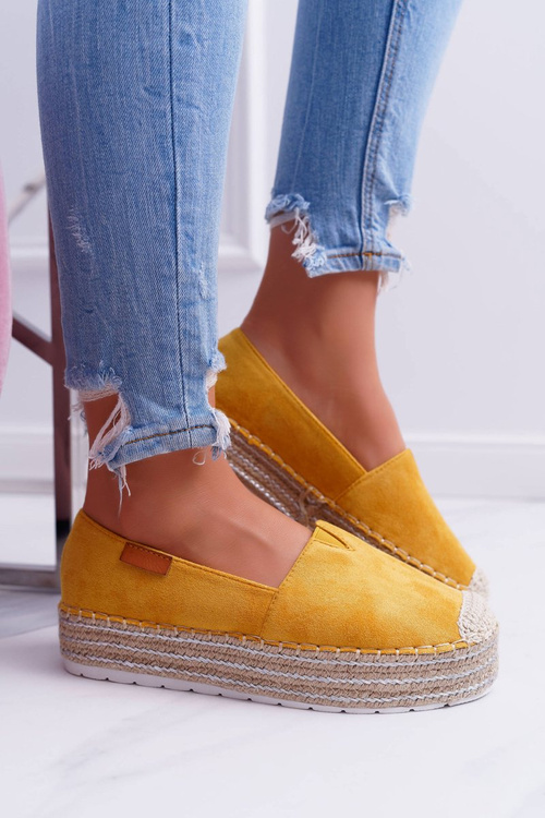 Жовті замшеві еспадрільї Mariako