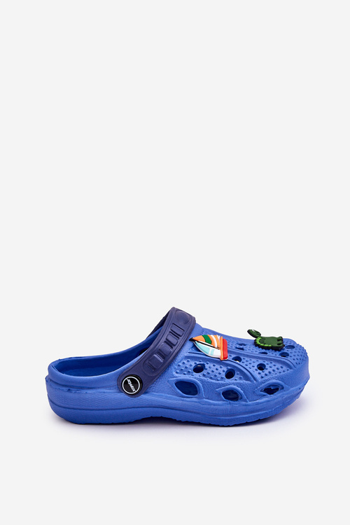Дитячі поролонові легкі босоніжки Crocs Blue Sweets