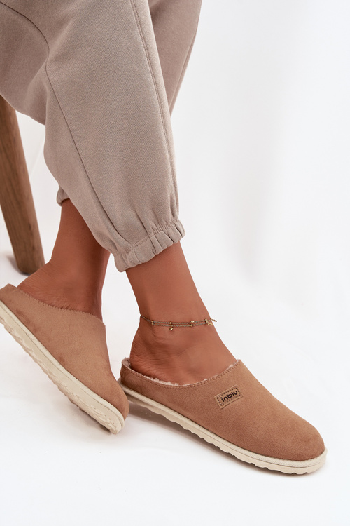 Жіночі тапочки Домашнє взуття Inblu CS000045 Camel