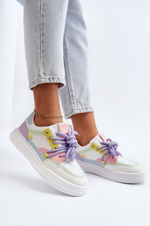 Жіночі кросівки з еко шкіри Multicolor Avanalis