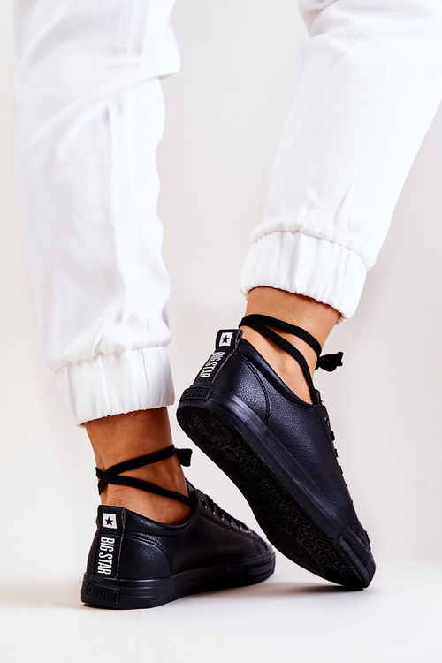 Шкіряні тенісні черевики Big Star JJ274312 Чорні