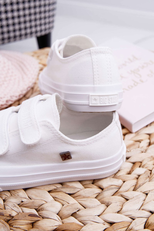 Дитячі кросівки на липучці Big Star FF374096 Білі