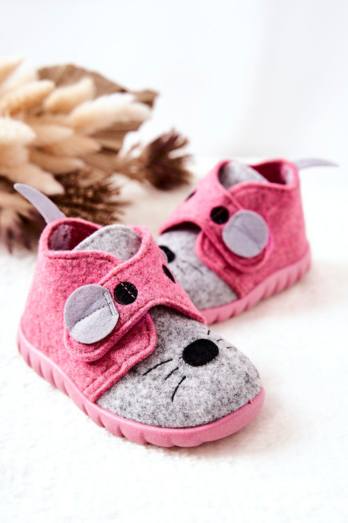 Тапочки Befado 526P104 Рожево-сірі