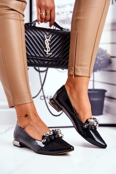 Жіночі балетки Laura Messi Leather Black 2157