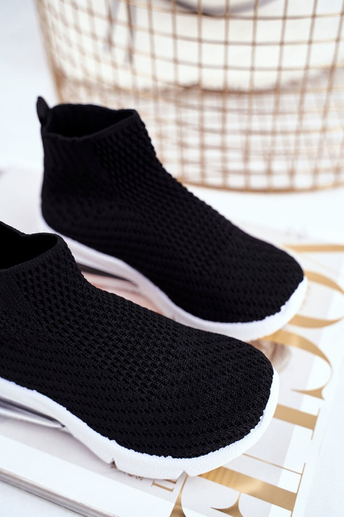 Спортивне взуття дитяче високе чорне Tobi