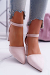 Жіночі туфлі на шпильці бежеві MadamStyle
