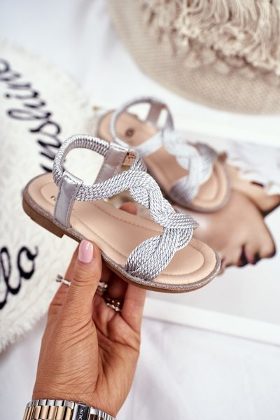 Дитячі босоніжки Silver Lamado