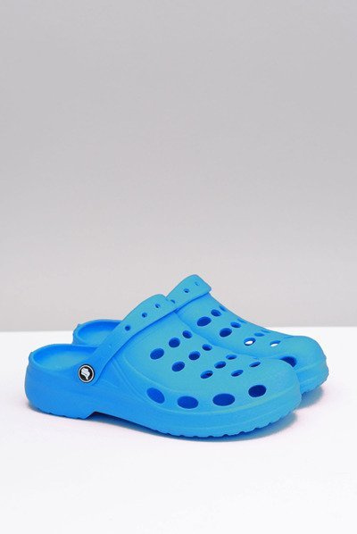 Жіночі шльопанці EVA синього кольору Crocs