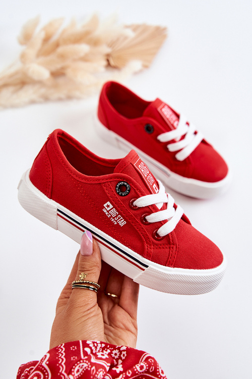 Дитячі низькі кросівки Big Star JJ374172 Червоні