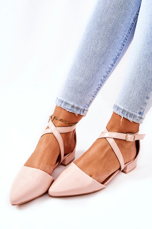 Лаковані туфлі на шпильці Beige Giovanna