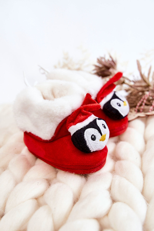 Дитячий теплий Penguin Red