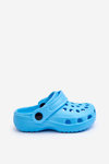 Baby Foam Crocs Slides Light Blue Percy