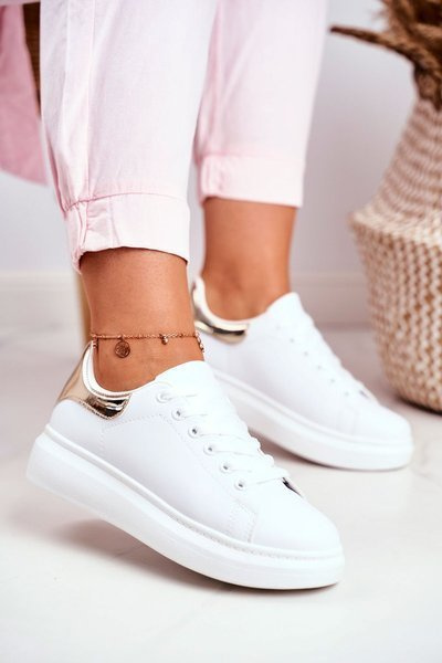 Жіноче спортивне взуття Lu Boo White Metallic Gold Matilda
