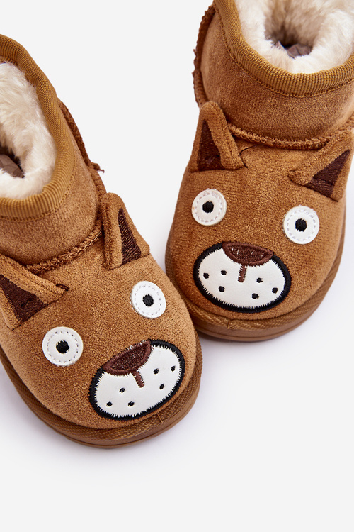 Дитячі утеплені чоботи Snow Boots Camel Vavena