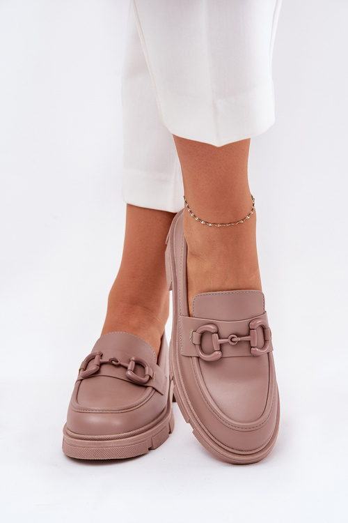 Жіночі Мокасини Еко Шкіра З Декоративним Деталем Хакі Сефтас