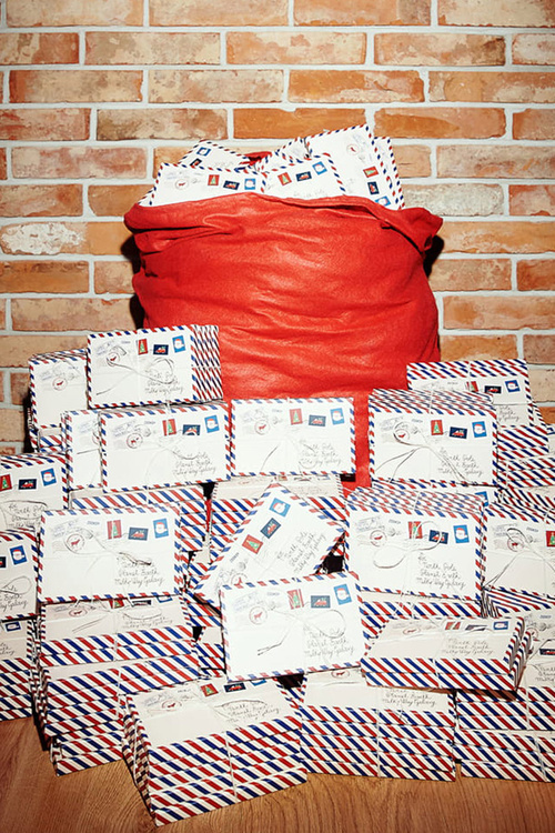 Дитячі новорічні шкарпетки з літерами Zooxy