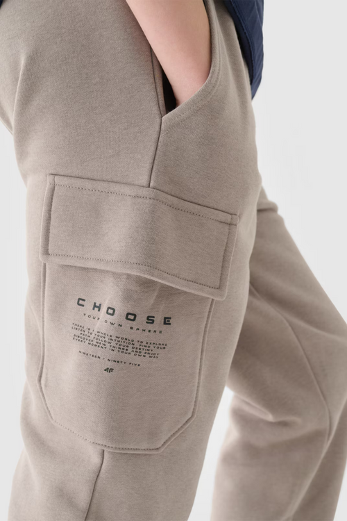 Спортивні штани для хлопчиків Joggery Grey 4FJWAW24TTROM760-26S