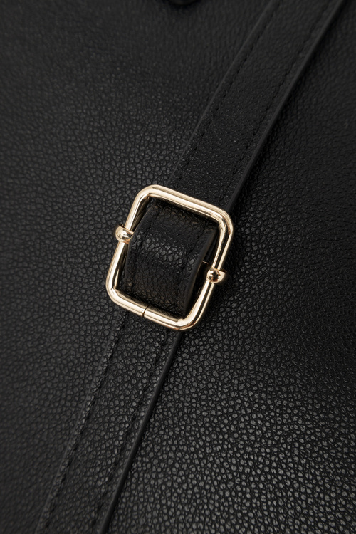 Велика класична сумка Nobo R1710-C015 Бежево-чорна