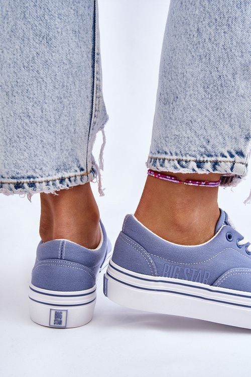 Жіночі кросівки на платформі Big Star LL274231 Сині