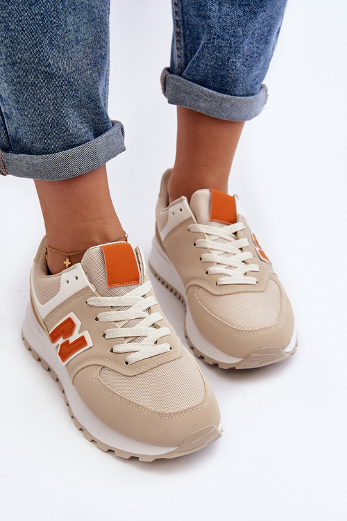 Жіночі бежеві спортивні кросівки Lifari