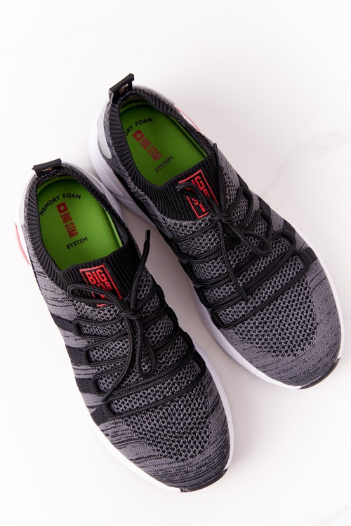 Жіночі кросівки Memory Foam Big Star HH274532 темно-сірі