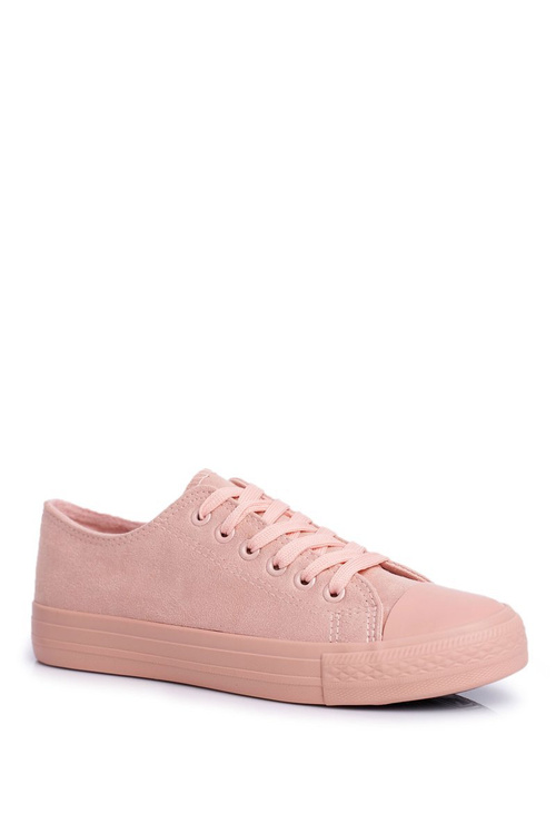 Жіночі замшеві кросівки рожеві El Paso