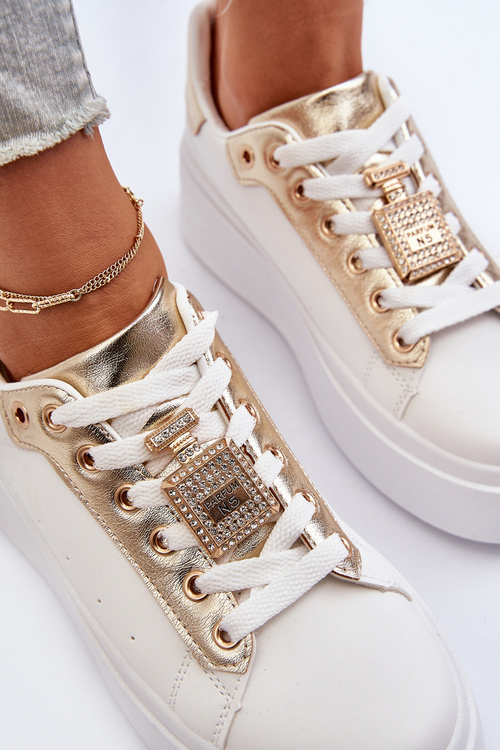 Жіночі кросівки з декором Celedria білі