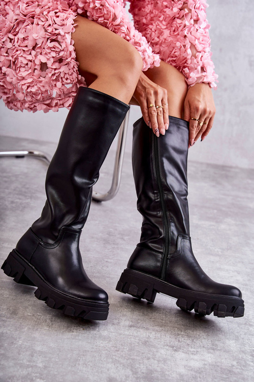 Класичні жіночі чоботи Workers Black Clarisa