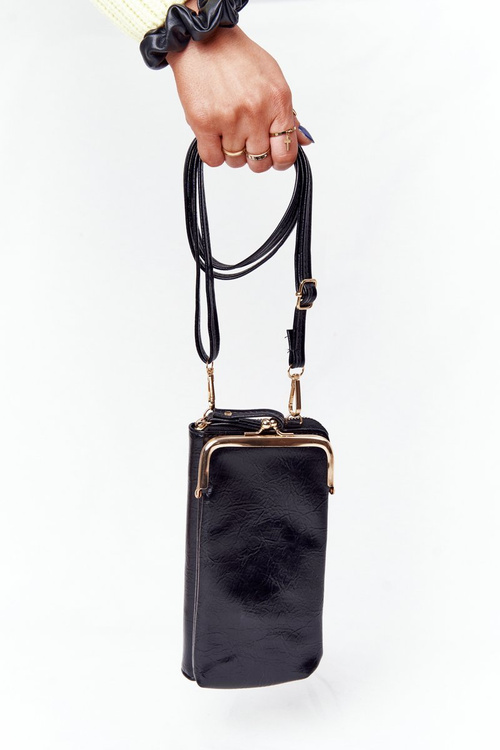 Жіночий гаманець 2в1 з гачком Selena Black