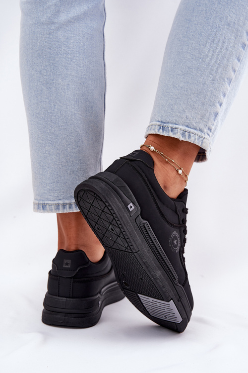 Низькі Жіночі Кросівки Big Star RR274A311 HI-POLY SYSTEM Чорні