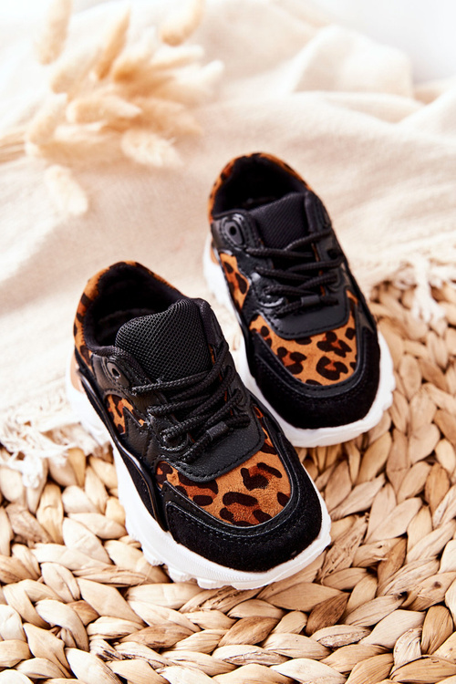 Дитяче спортивне взуття Кросівки коричнево-чорні Nila