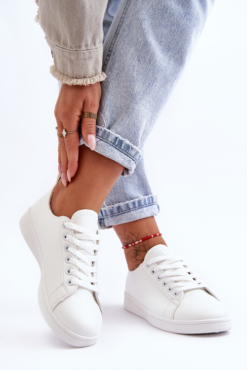 Жіночі шкіряні класичні кросівки White Unlimited