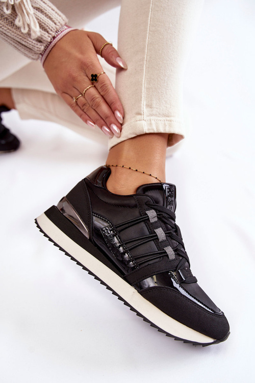 Жіноче модне спортивне взуття Big Star KK274110 Чорний