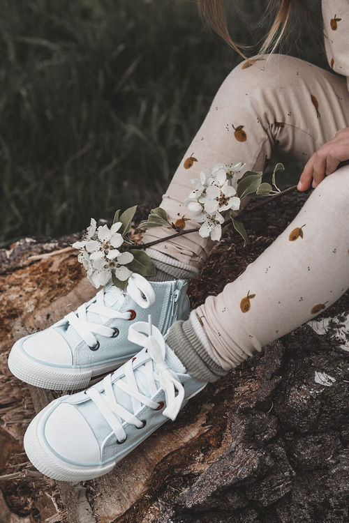 Дитячі високі кросівки на блискавці BIG STAR HH374088 Сині