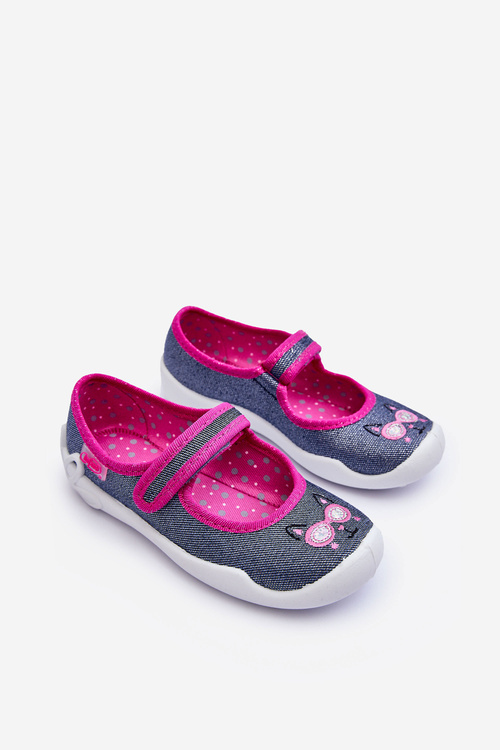 Дитячі балетки Shiny Befado 114X422 темно-рожевий