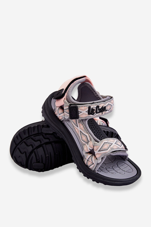 Дитячі босоніжки Lee Cooper LCW-23-34-1681 сіро-рожеві