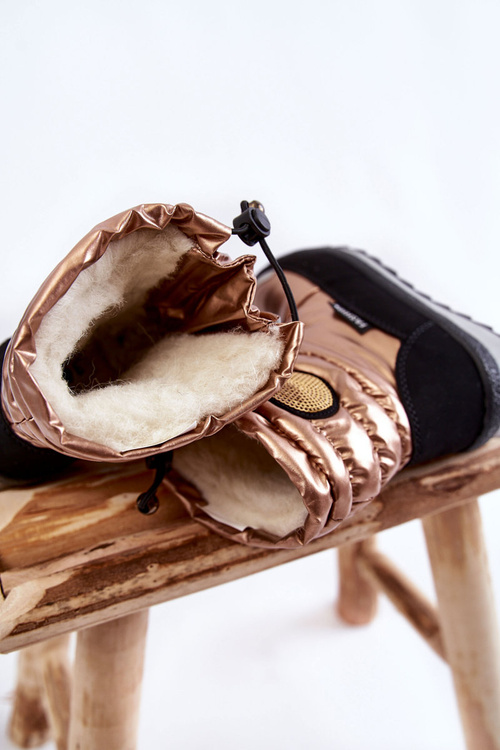 Вовняні утеплені зимові черевики Gold Lucia