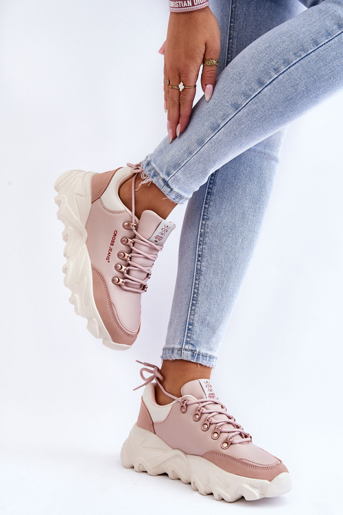 Жіночі кросівки на платформі Cross Jeans KK2R4072C Nude