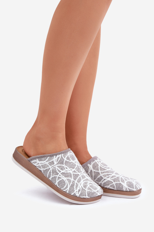 Блискучі Жіночі Тапочки Inblu CT000028 Сірі