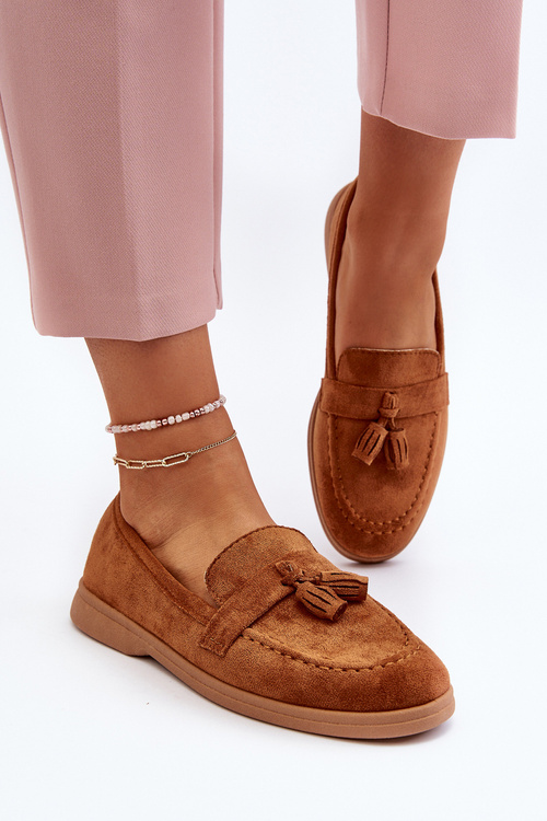 Жіночі замшеві мокасини Camel Dense