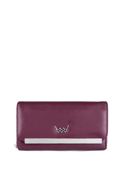 Великий жіночий шкіряний гаманець Maroon Elissie