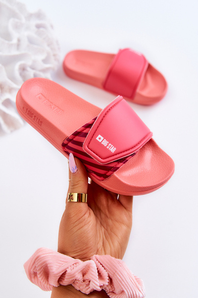 Легкі дитячі тапочки Big Star JJ374359 Рожеві