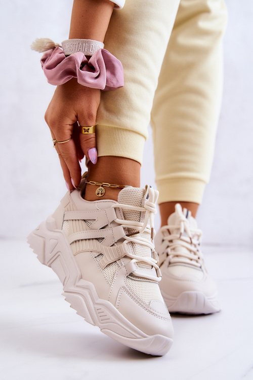 Жіноче спортивне взуття Кросівки бежевий Daren