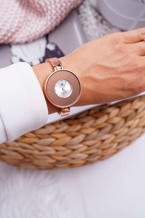 Жіночий годинник Michael John Pink Gold Neptos