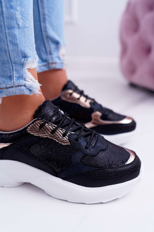 Жіноче спортивне взуття чорного кольору Rendy