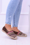 Жіночі літні еспадрільї Lu Boo коричневого кольору Aztek Monett